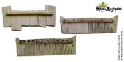 Antler Comb AD900‑1020 Commonly used in all of Northern Europe. Made of Red deer antler and fixed with iron rivets.