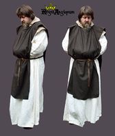 Cistercian Monk wearing a Scapular AD 1128-1215